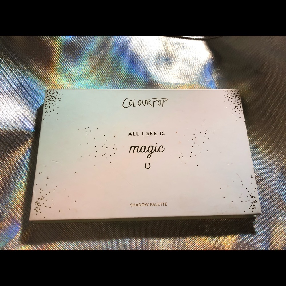 GENTLY USED ALL I SEE IS MAGIC COLOURPOP PALETTE